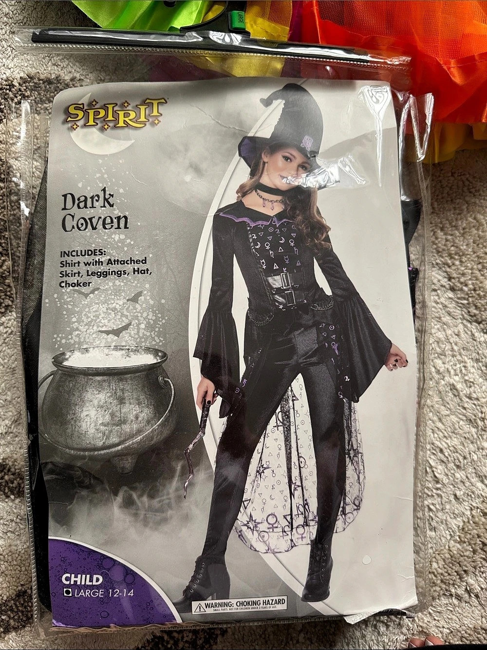 Spirit Halloween Dark Coven Costume Girls Large 12-14